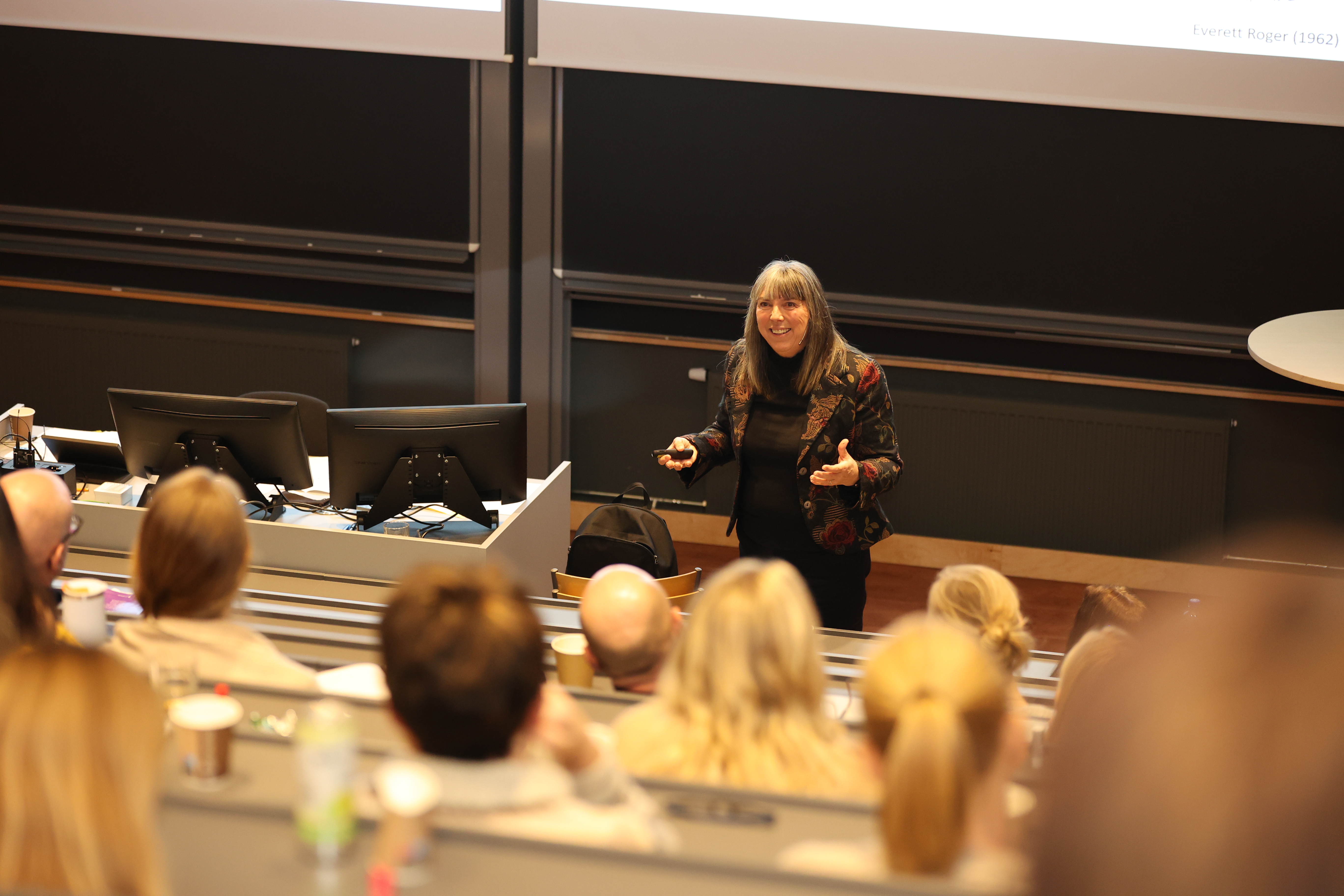 Nina Garshol, HR-sjef i Møre og Romsdal HF, under Inspirasjonsseminaret 2024