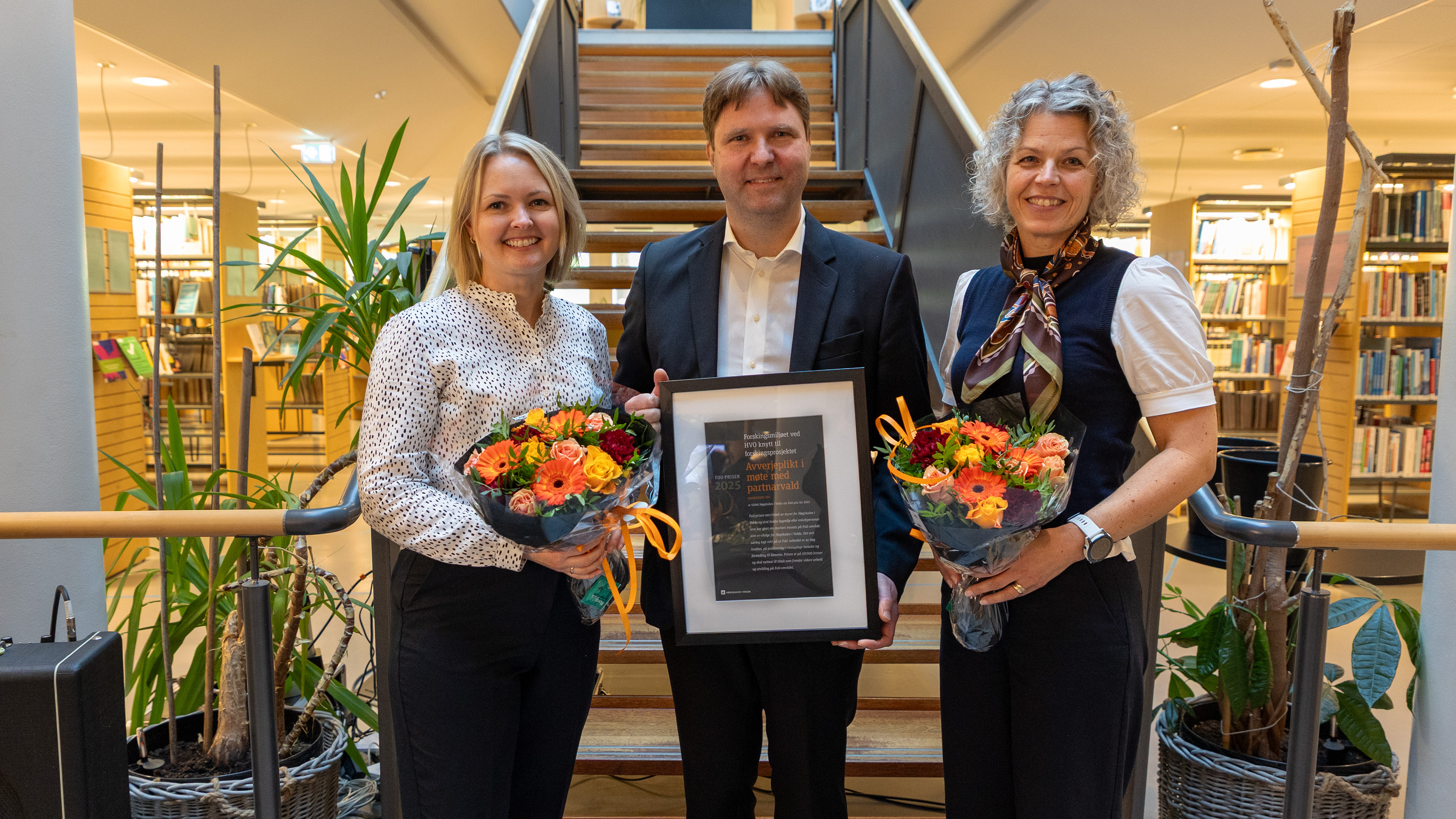 Professor Silje Louise Dahl, professor og prosjektleder Kjartan Leer-Salvesen og forsker Anita Dyb Linge.