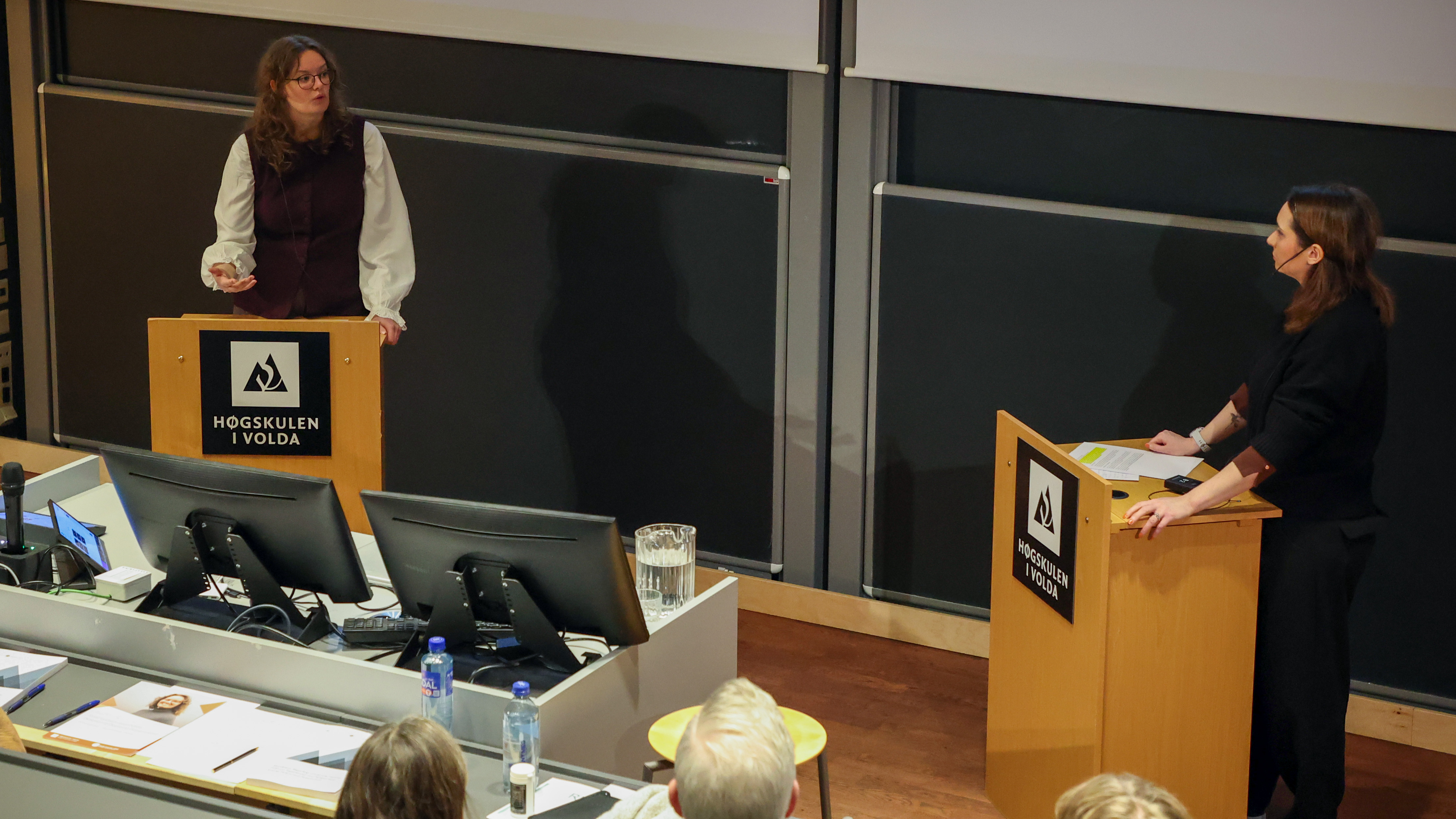 Astrid Gravdal Vølstad under utspørjinga.