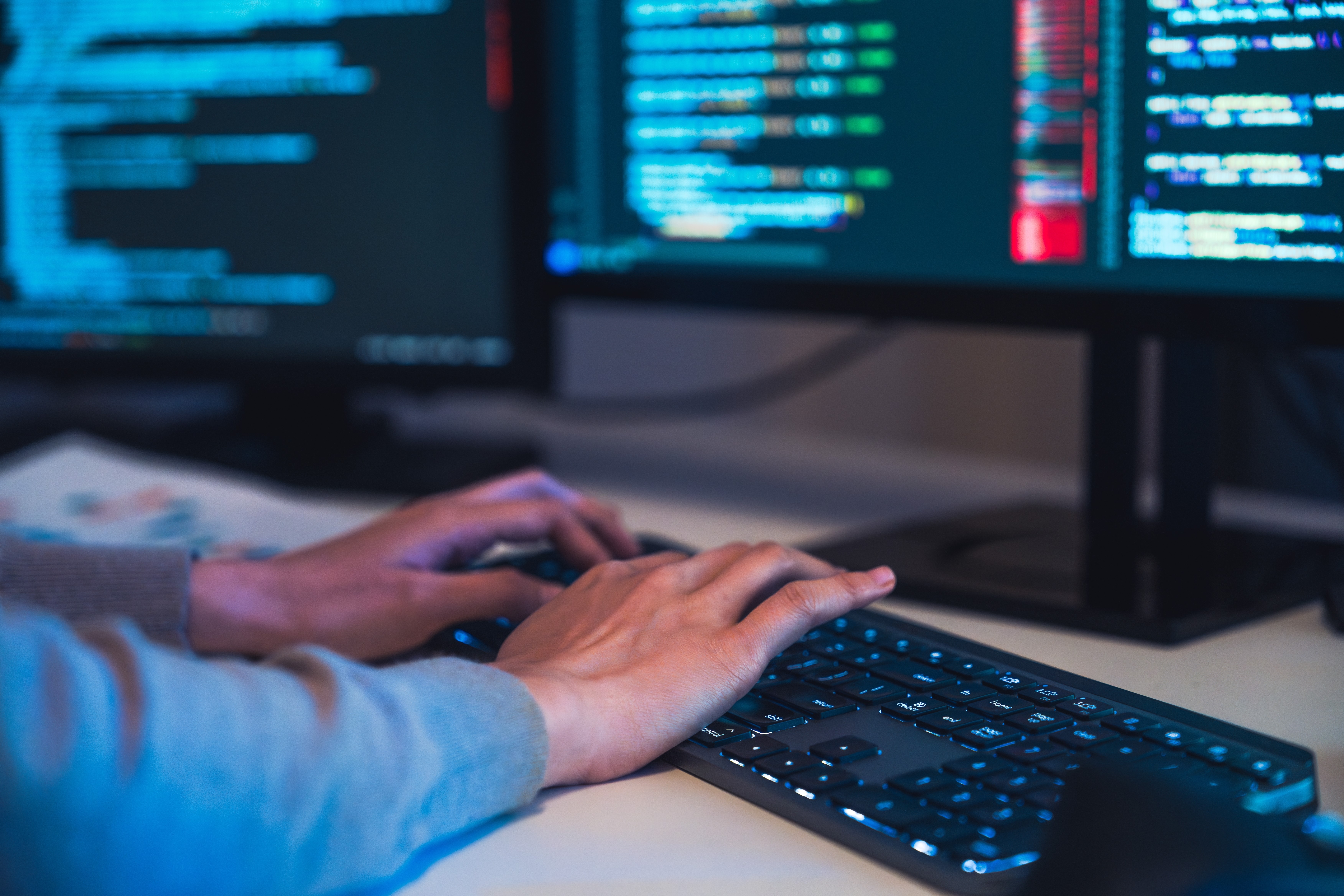 Illustrasjonsfoto av programmering.