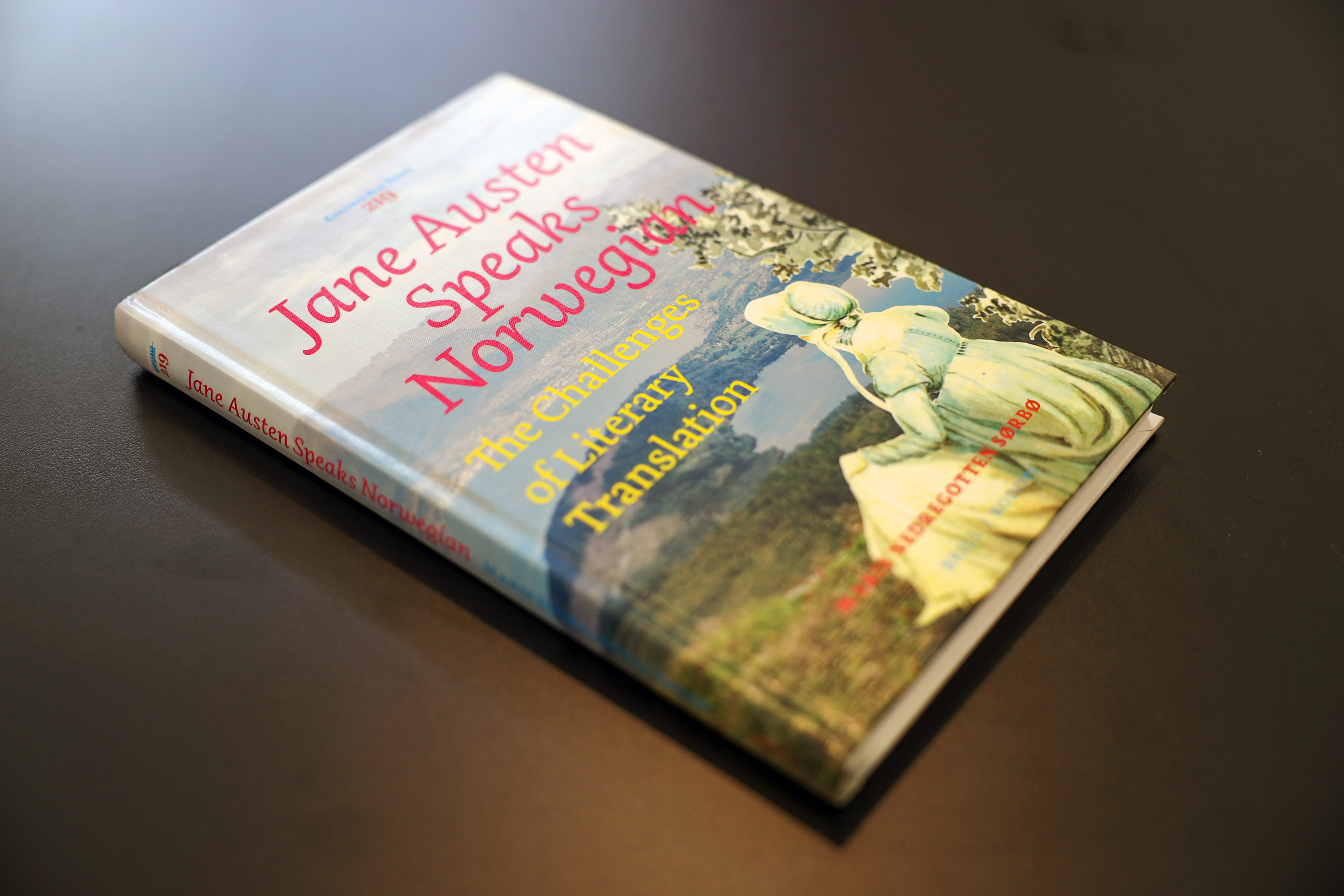 Omslaget til Marie Nedregotten Sørbøs andre monografi. Jane Austen på Helgehornet på omslaget.