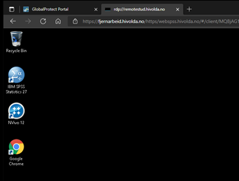 Fjernarbeid Desktop