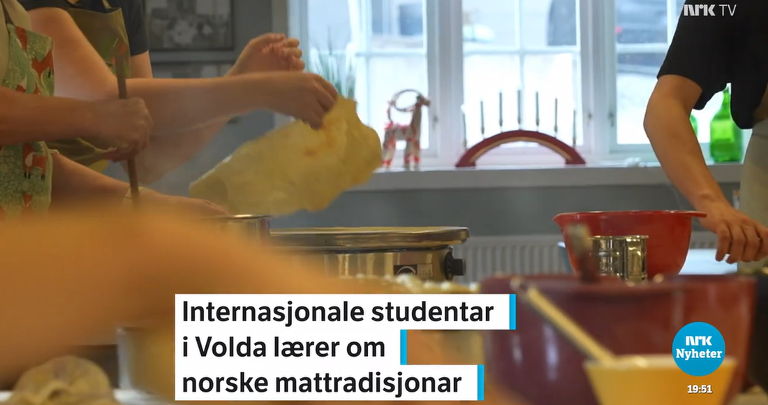 Klipp frå lefsebaking