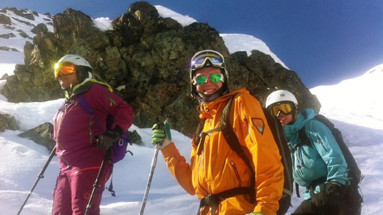 Friluftslivstudenter i Davos Friluftslivstudenter i Davos