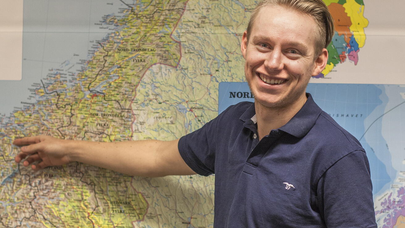 Håvard setter pris på lærerens varierte hverdag
