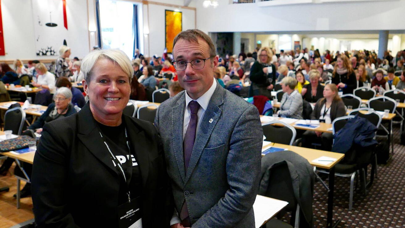 Maren Ørjasæter Aaland og Johann Roppen Maren Ørjasæter Aaland og Johann Roppen