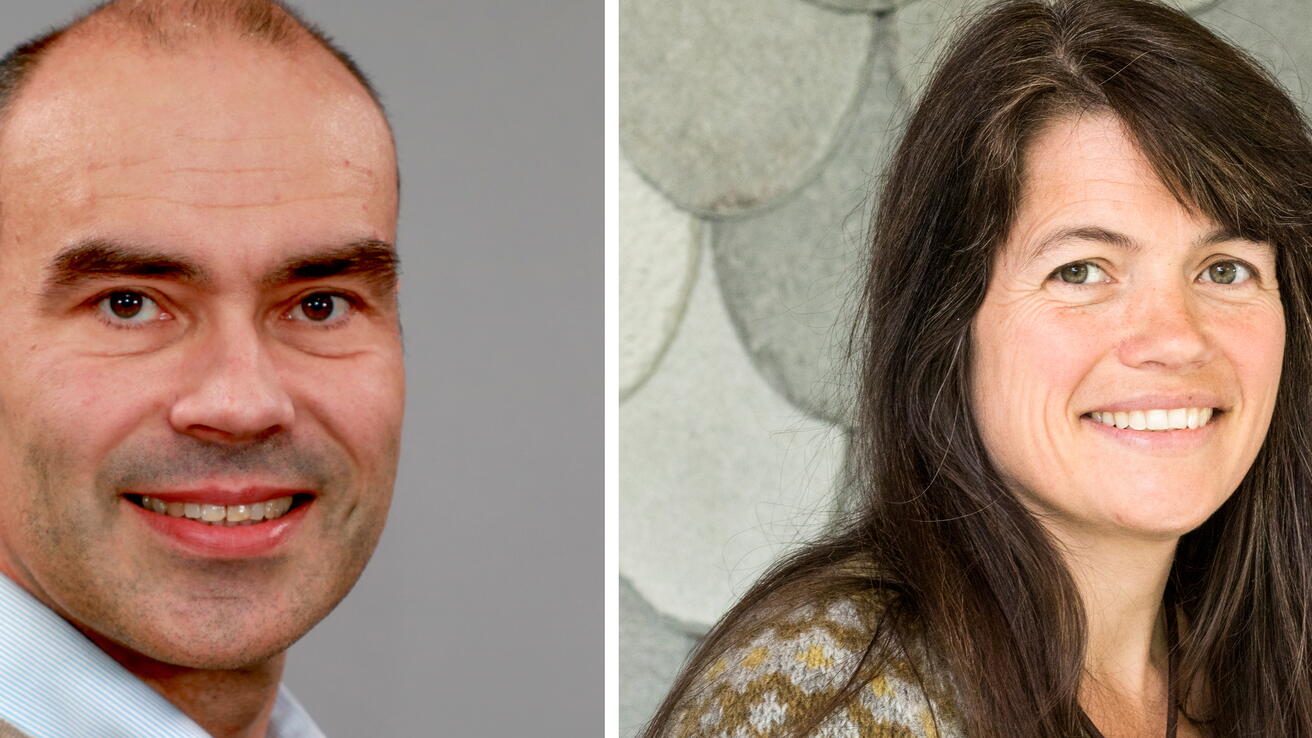 Knut-Willy Sæther og Helga S. Løvoll