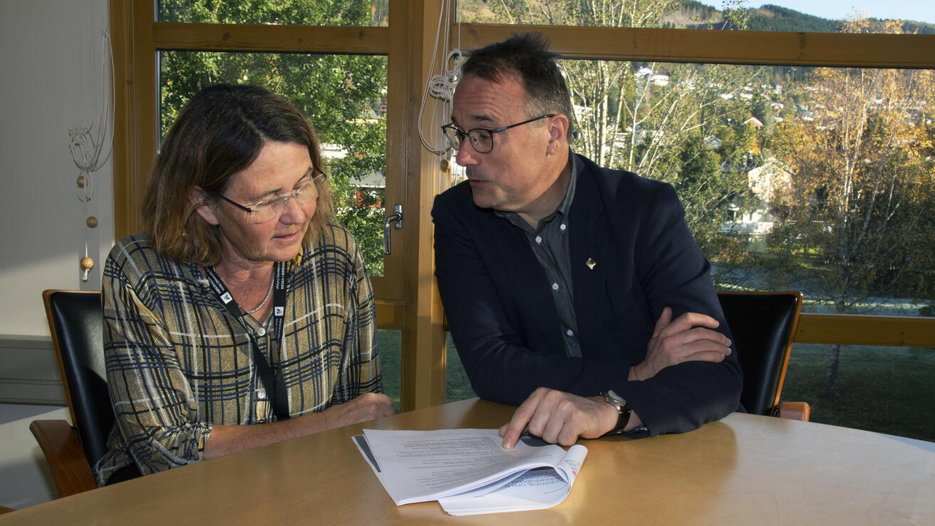Ingunn Welle og Johann Roppen