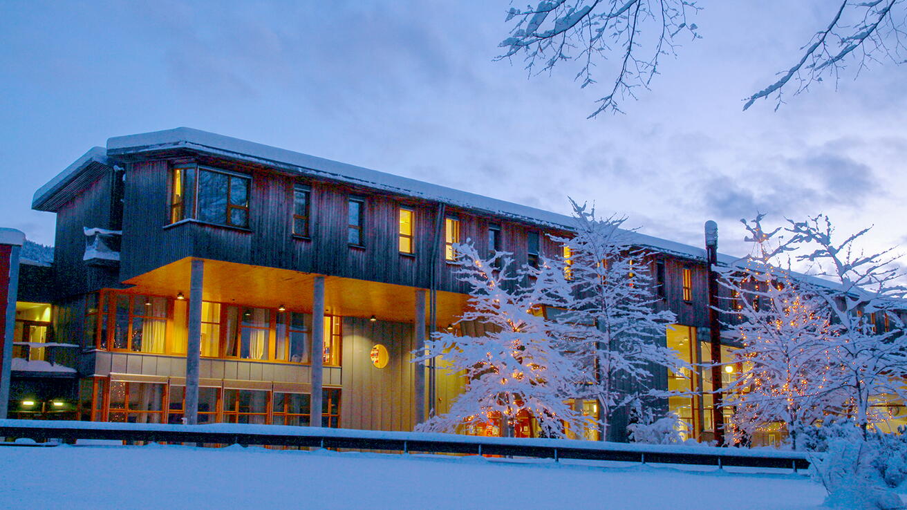 Berte Kanutte huset vinter 2016 Berte Kanutte huset vinter 2016