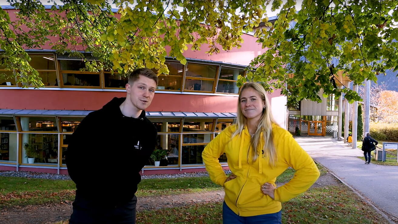 Utdanningsdagane 2020 Simen Jester Langeland og Dina Storvik opna Utdanningsdagane 2020