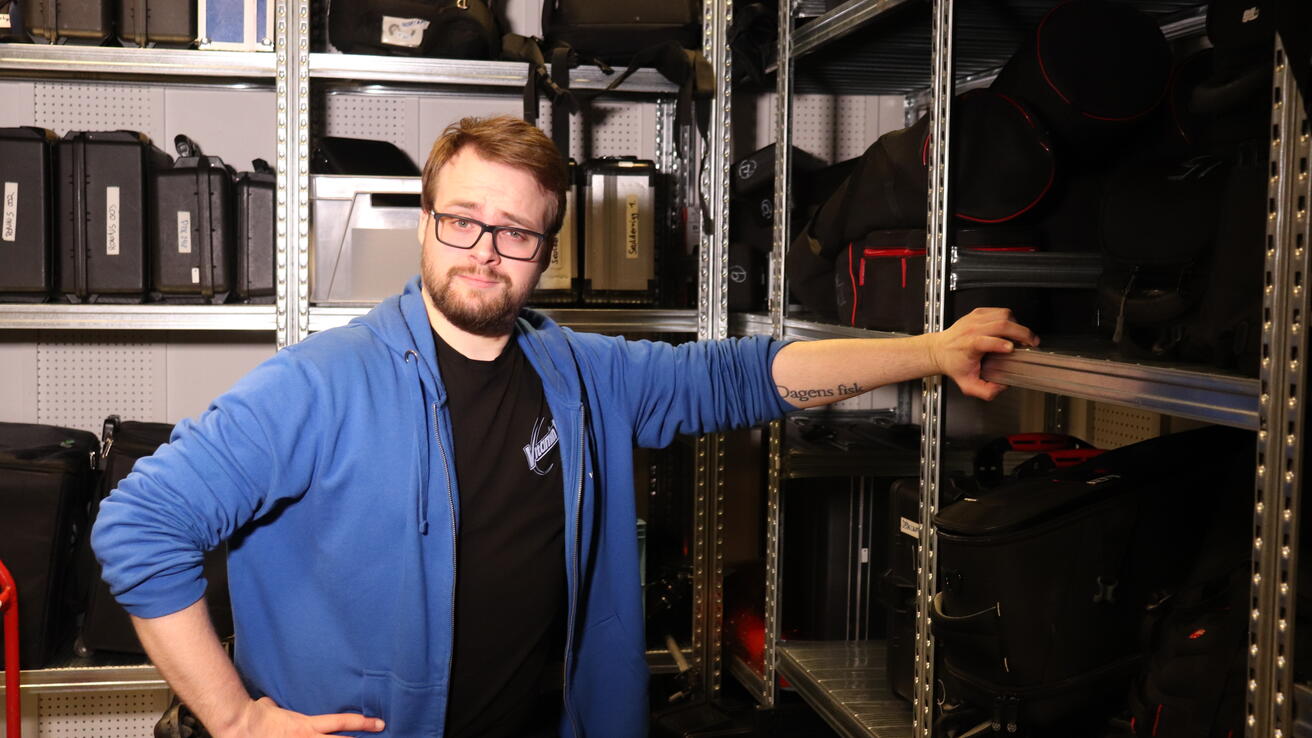 Andreas Vartdal Engeset Medieproduksjonsstudent Andreas