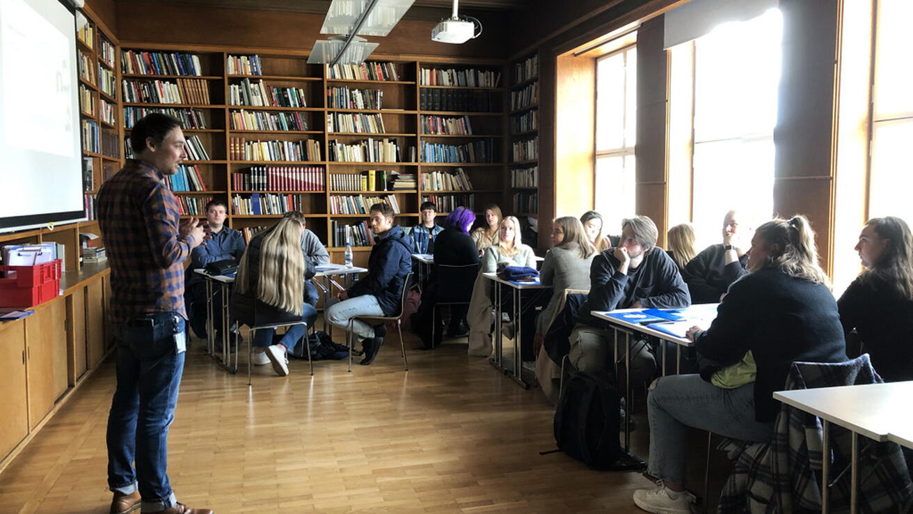 Lærerstudenter på studietur i Oslo