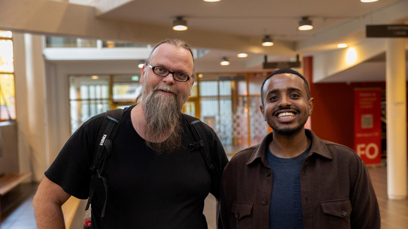 Roar Stokken og Nasser Dagnew