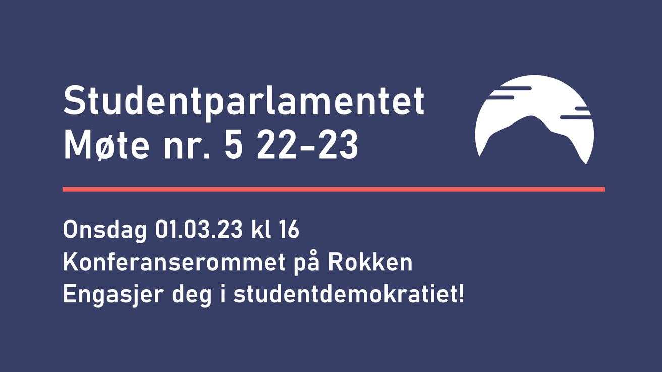 Studentparlamentet møte nr. 5 22-23