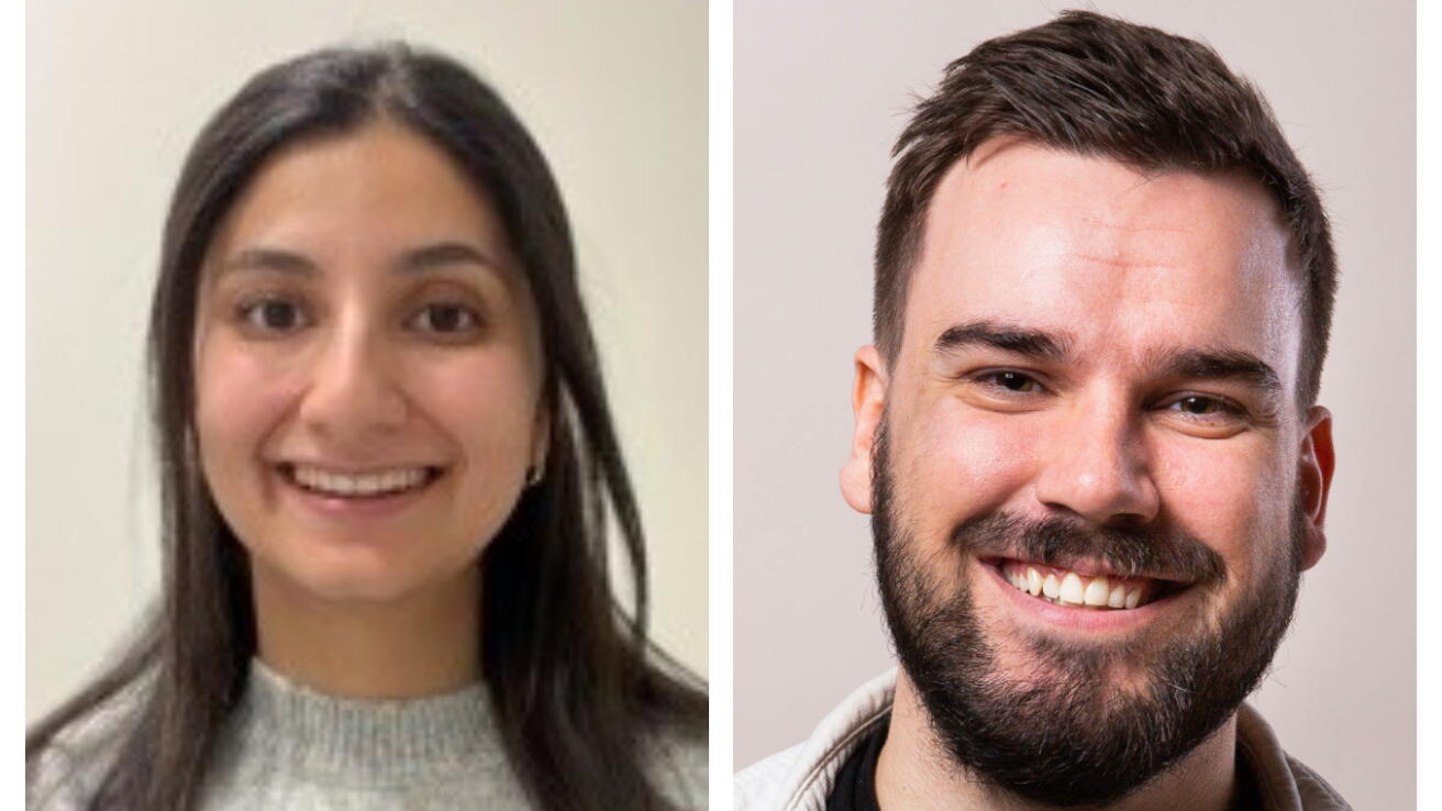 Nazamina Khan og Sindre Skarstein Fossmo er valt til studentrepresentantar til Høgskulestyret for perioden 2023-24