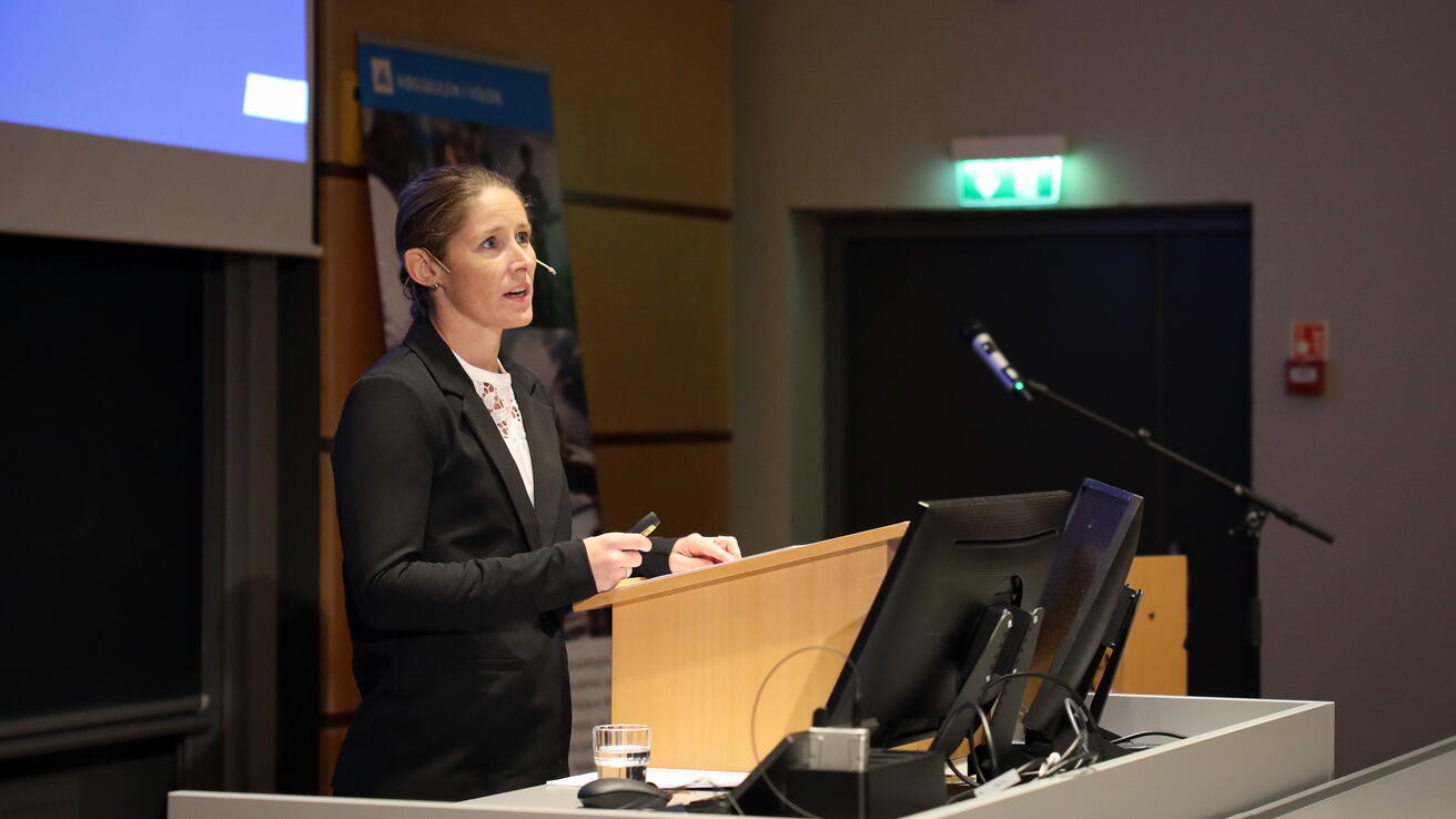 Eli-Karin Sjåstad Åsebø disputerer ved HVO.