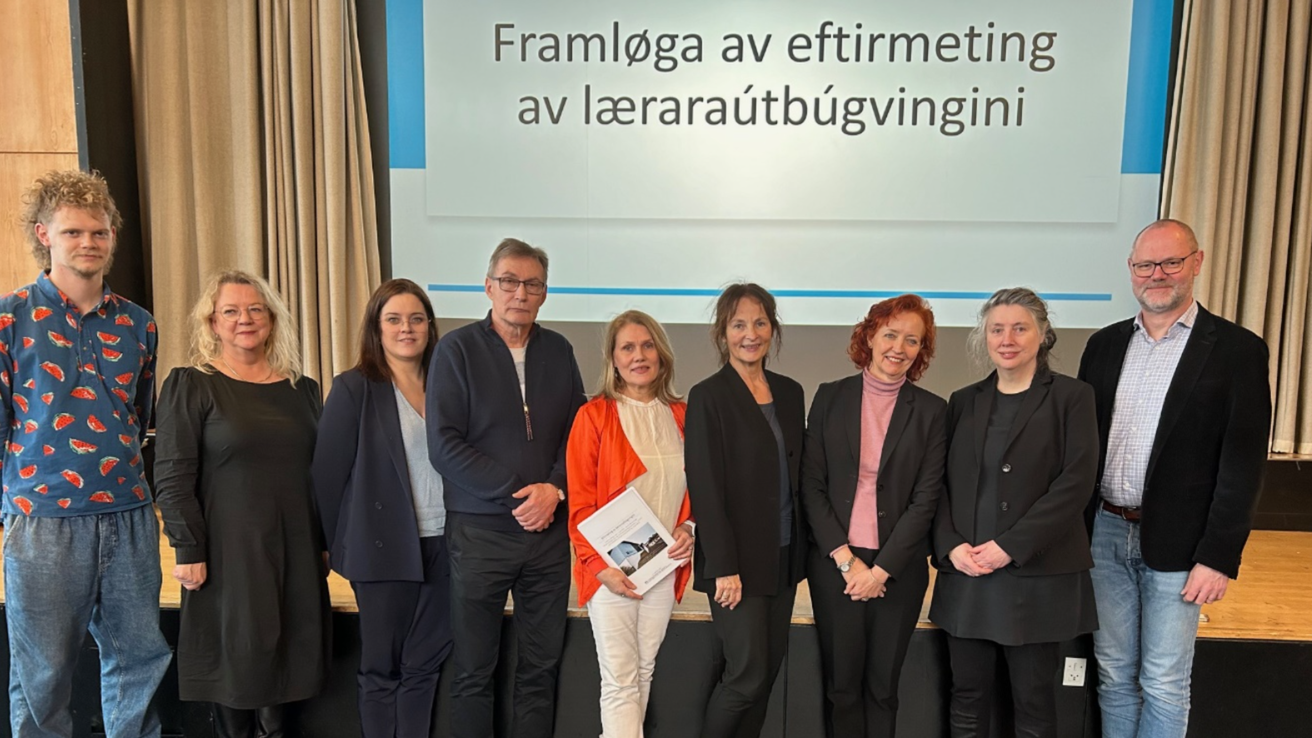 Randi Myklebust frå HVO under færøysk evalueringsoppdrag.