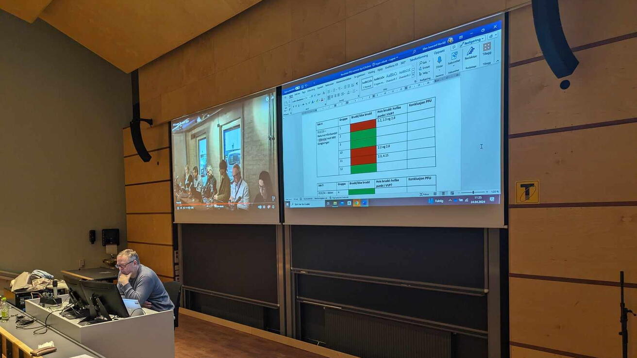 Bilde av PFU direktesending