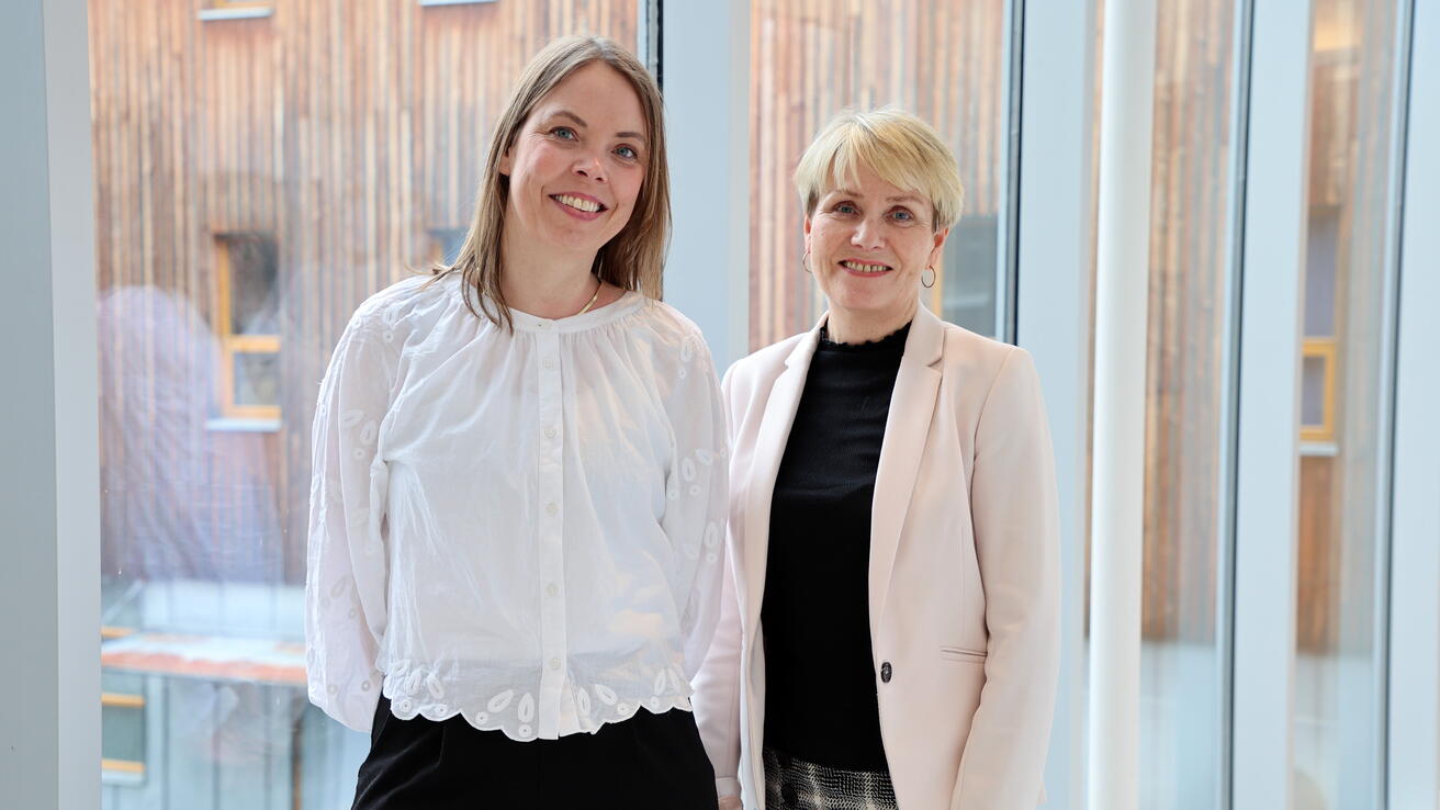 Synnøve H. Moltudal og Siv M. Gamlem.