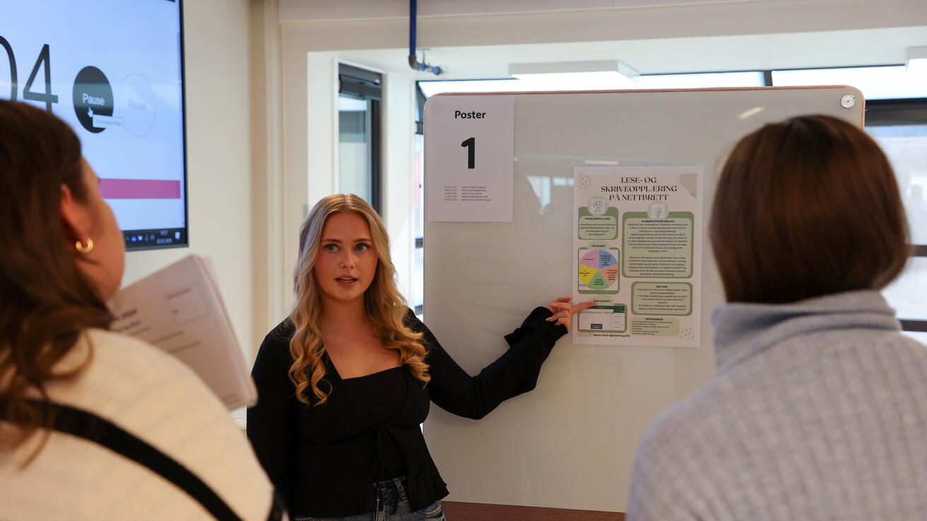FoU-seminar for lærarstudentar i Volda.