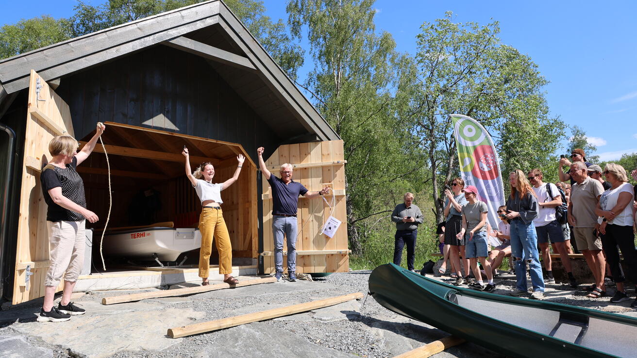 Opening om the student boathouse