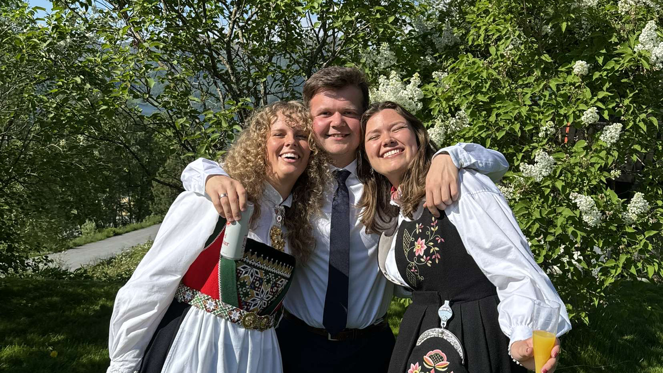 Tre venner på 17. mai
