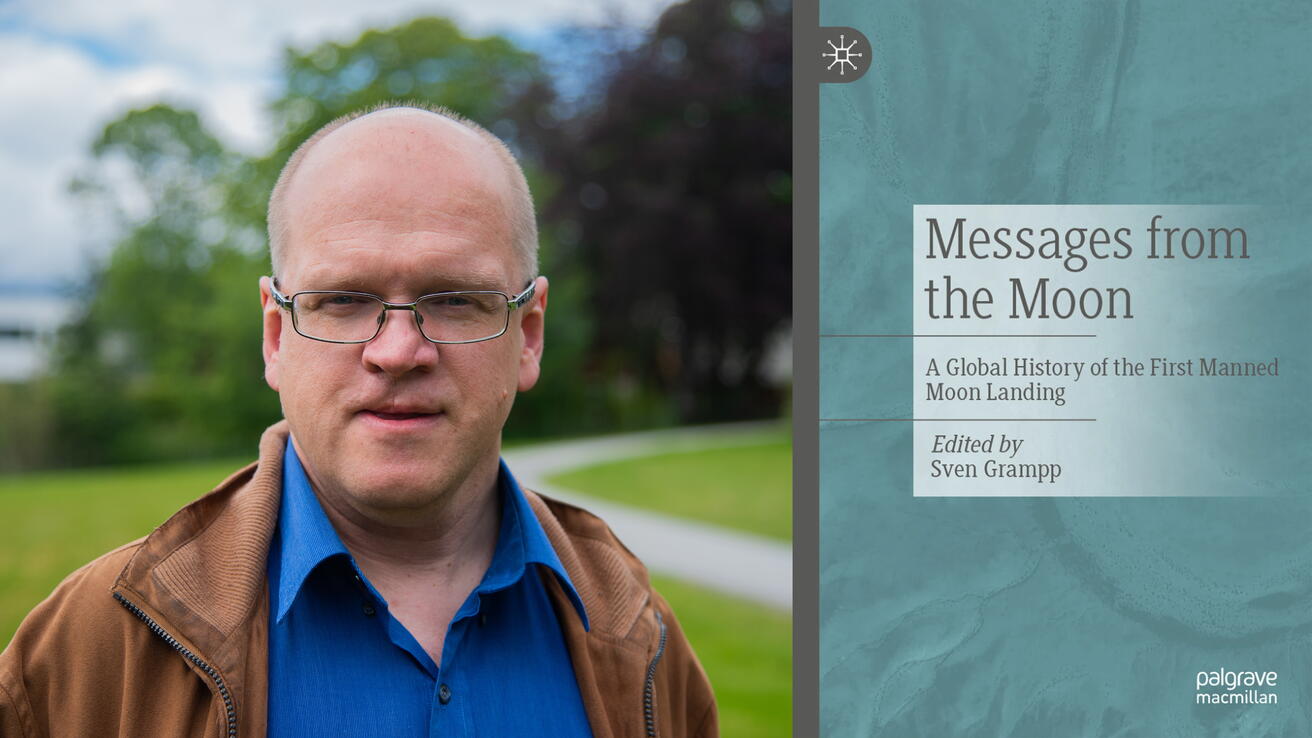 Henrik G. Bastiansen og boken om TV-dekningen av månelandingen i 1969.