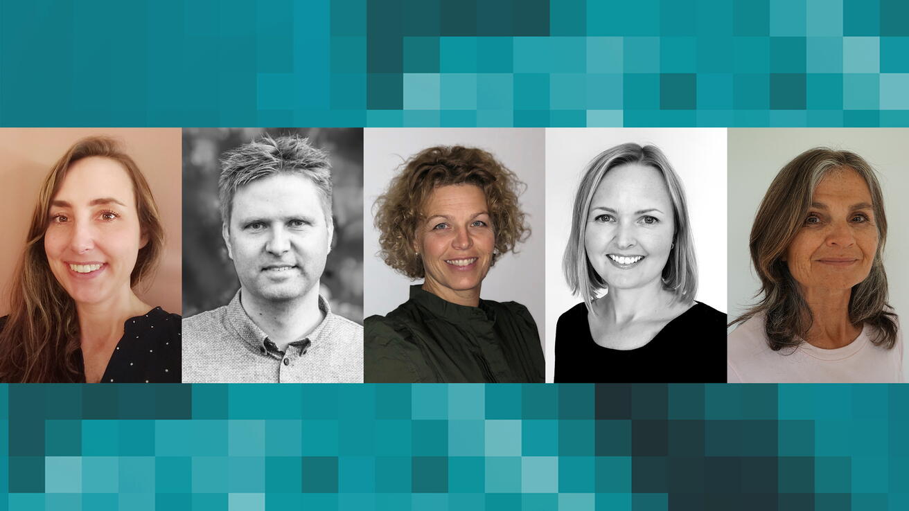 Susanne Tilke Thon Kristiansen, Kjartan Leer-Salvesen, Anita Dyb Linge, Silje Louise Dahl, and Solveig Karin Bø Vatnar.