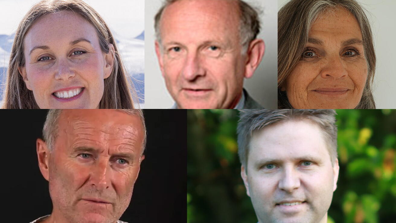 Thea Beate Brevik, Petter Laake, Solveig Karin Bø Vatnar, Stål Bjørkly and Kjartan Leer-Salvesen.