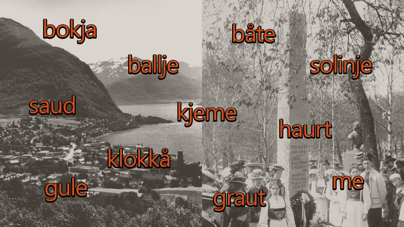 Tradisjonelle dialekttrekk i Ørsta og Volda.