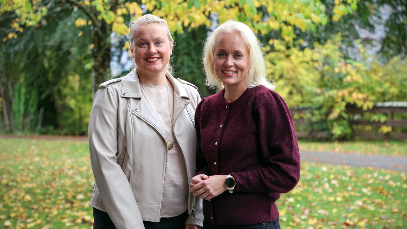 Wenke Mork Rogne og Pernille Fiskerstrand.
