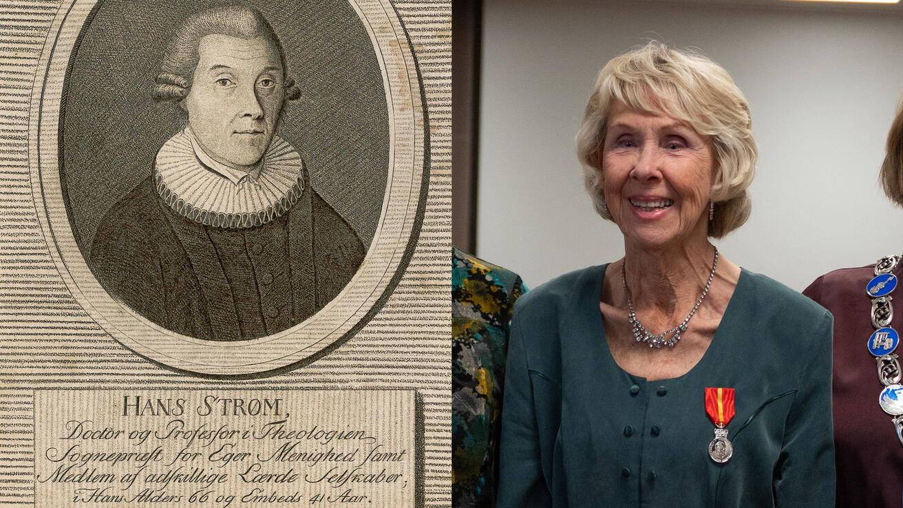 Hans Strøm og Reidun Aambø.