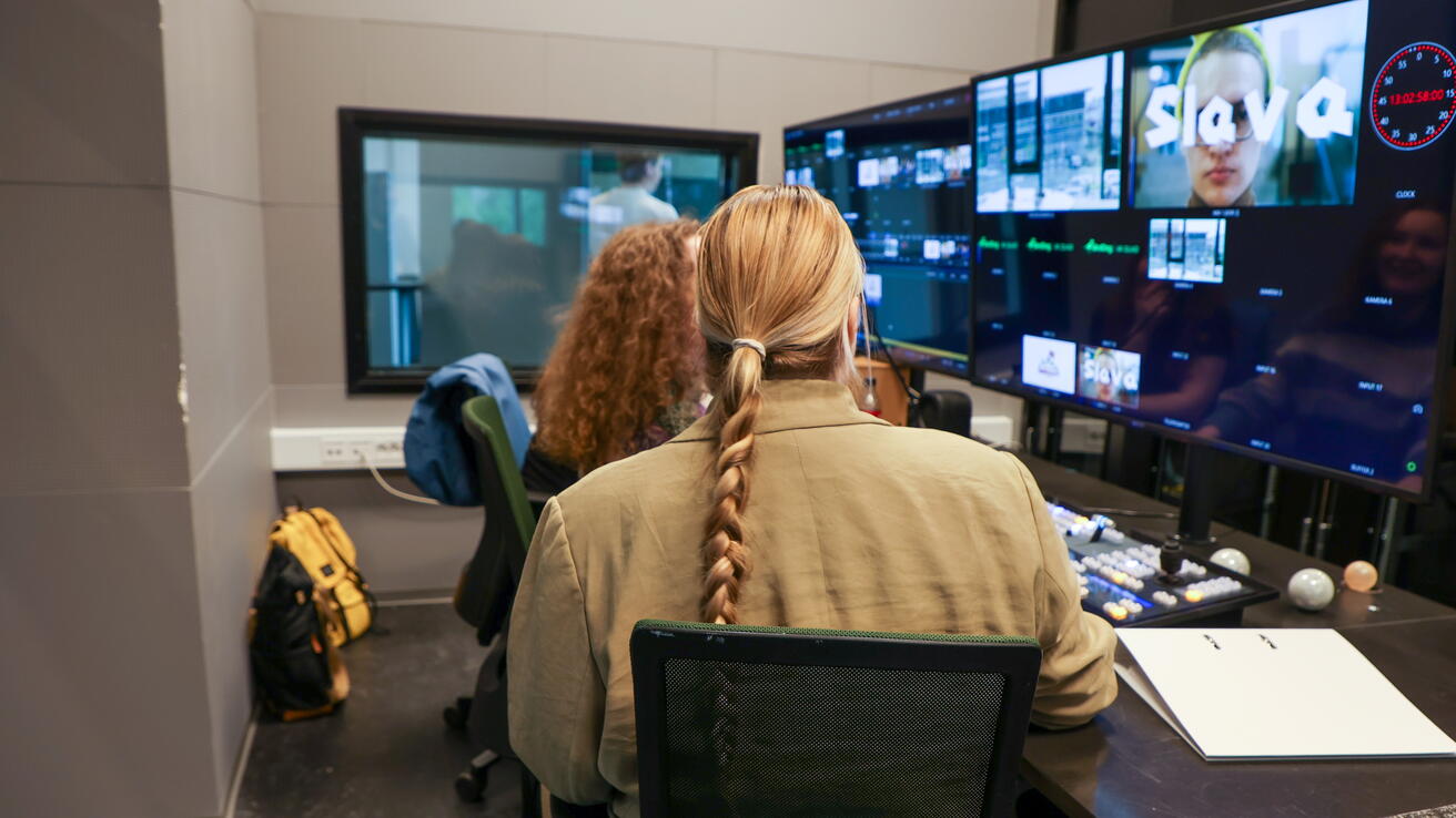 Studenter i videogalleri