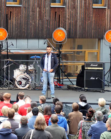 Maher Othman under studiestart 2024 i Volda.