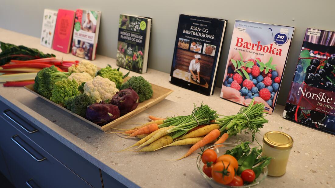 Nokre av råvarene frå Haavardgarden