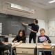 Lærarstudent Sondre Bjørdal har hatt skuleovertaking på Velle skule