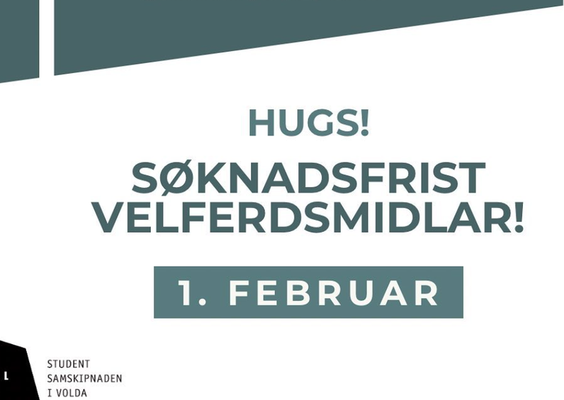 Husk å søke velferdsmidler