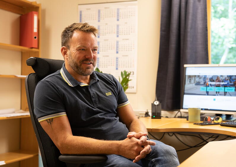 Oddvar Aalde ved Institutt for planlegging, administrasjon og skuleretta samfunnsfag på Høgskulen i Volda.