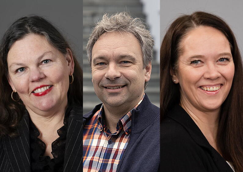 Tre nye dekaner ved Høgskulen i Volda