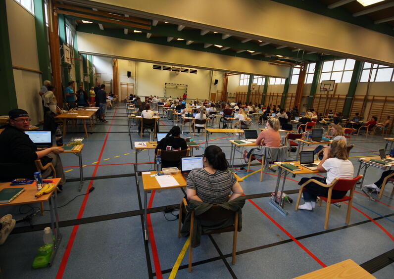 Eksamenslokale ved Høgskulen i Volda