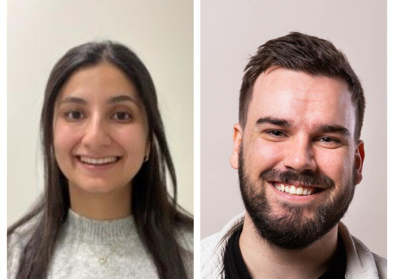 Nazamina Khan og Sindre Skarstein Fossmo er valt til studentrepresentantar til Høgskulestyret for perioden 2023-24