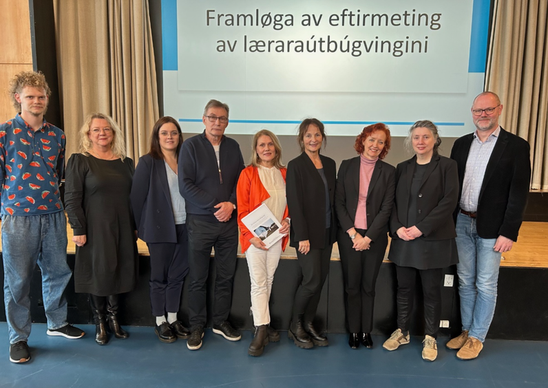 Randi Myklebust frå HVO under færøysk evalueringsoppdrag.