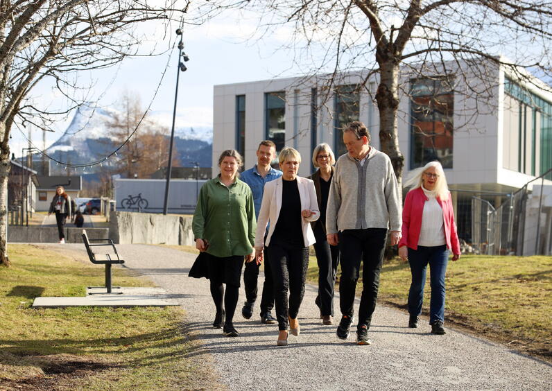 Ph.d.-arbeidsgruppe og forskingssjef ved HVO, våren 2024.