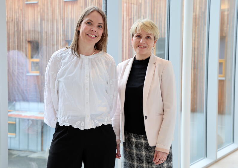 Synnøve H. Moltudal og Siv M. Gamlem.