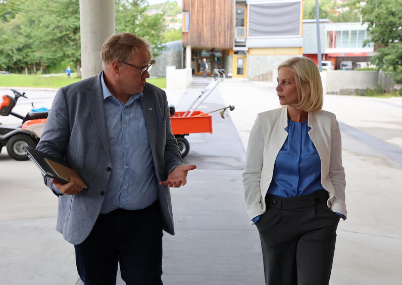 Odd Helge Mjellem Tonheim og Sigrun Aasland