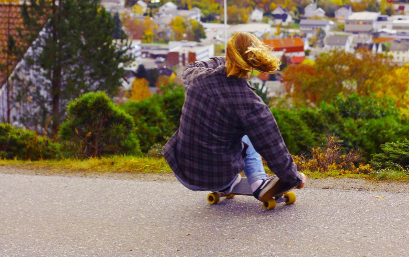 Magnus Mongstad på skateboard Magnus Mongstad på skateboard